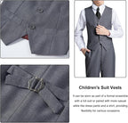 Boys Suit for Kids Teens Formal 5 Piece Tuxedo Suit Set - Image 4