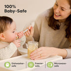 KeaBabies 4pk 8oz Glass Baby Food Containers - Image 6