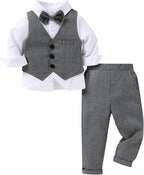 YOUNGER TREE Toddler Boy Clothes Suit Gentleman Wedding Outfits Baby Formal by YOUNGERTREE