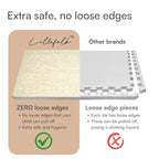 Lillefolk Baby Play Mat for Floor – 6x6ft Beige | Soft Non Toxic Premium EVA - Image 9