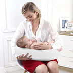 LAT Waterproof Nursing Pillow for Breastfeeding, Waterproof Removable Cover - Image 9