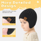 Baby Winter Hat Kids Knit Beanie - Image 4