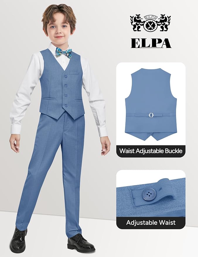 ELPA ELPA Boys' Formal Suit Set, - Image 3