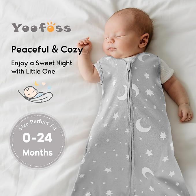 Yoofoss Baby Sleep Sack 18-24 Months 0.5 Tog Wearable Blanket - Image 6