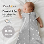 Yoofoss Baby Sleep Sack 12-18 Months 0.5 Tog Wearable Blanket - Image 6