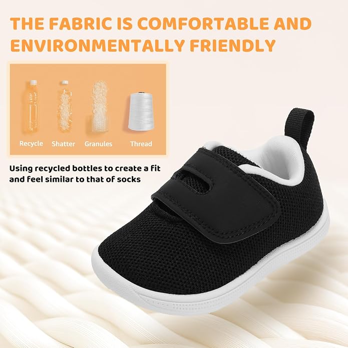 Baby Boy Girl Shoes Toddler Wide Toe Box Shoe Barefoot Non-Slip First Walking - Image 5