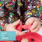 Bumkins Baby Utensils Set, Chewtensils Silicone Spoons - Image 4