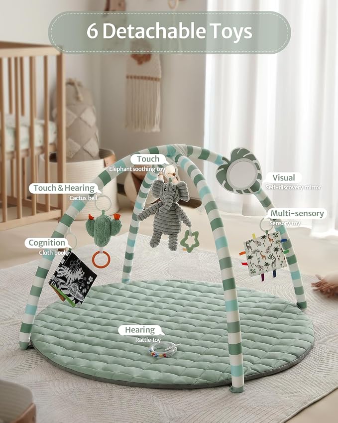 Blissful Diary Baby Play Gym Mat, Play Mat Activity Mat - Image 3