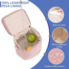 Breastmilk Cooler Bag with Ice Pack Fits 6 Baby Bottles Up to 9 Ounce - Image 3