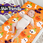 UOMNY Halloween Pumpkin Crib Sheet - Image 2