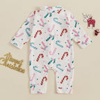 Balaflyie Baby Girl Button Down Pajamas Romper One-Piece Jumpsuit Long Sleeve - Image 2