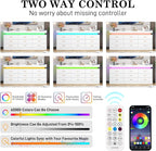 9 Drawer Dresser with LED Light and Charging Station, Wide Drawer Organizer - Image 4