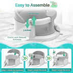 Inaya Baby Bath Seat for Babies 6 Months & Up, Safe and Comfortable Bathub - Image 7
