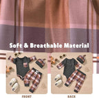 Aalizzwell Newborn Infant Baby Boys Fall Winter Outfit - Image 5