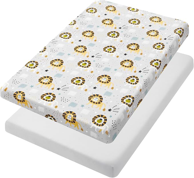 TILLYOU Mini Crib Fitted Sheets - Image 7