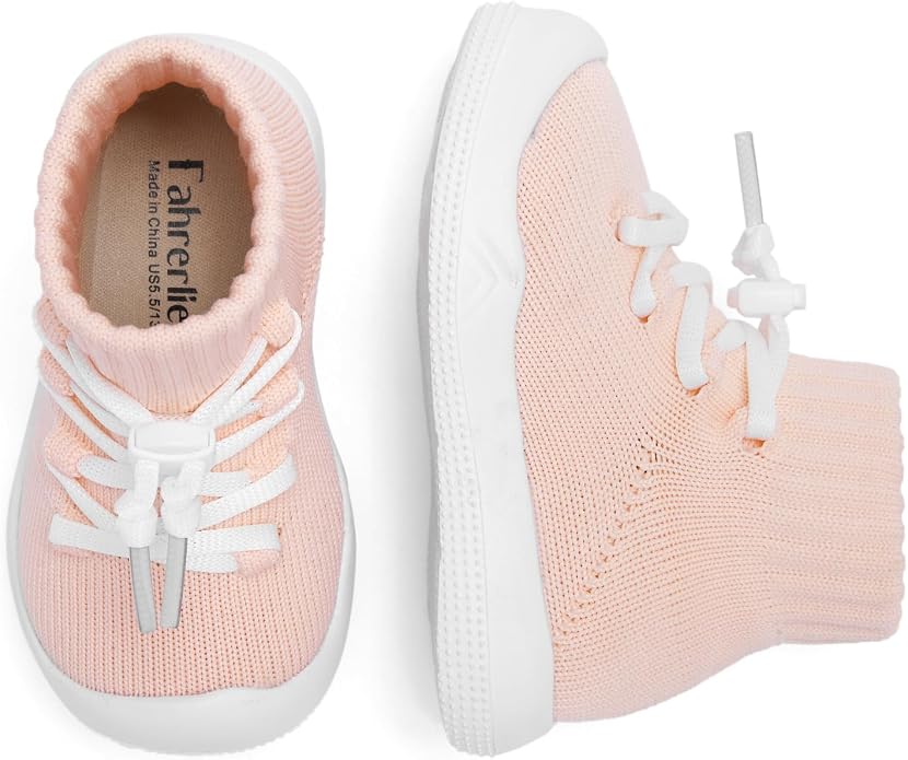 Baby Non Slip Socks Shoes Boys Girls Soft Slip On Sneakers Protection Toe - Image 4