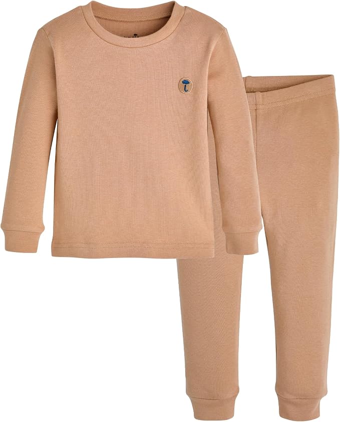 moimoln 6M-8Y Modal Cotton Solid Soft Breathable Baby Toddler Boys Girls Snug by moimoln