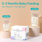 NCVI 4+7 oz Breastmilk Storage Bag Freezer - Image 2