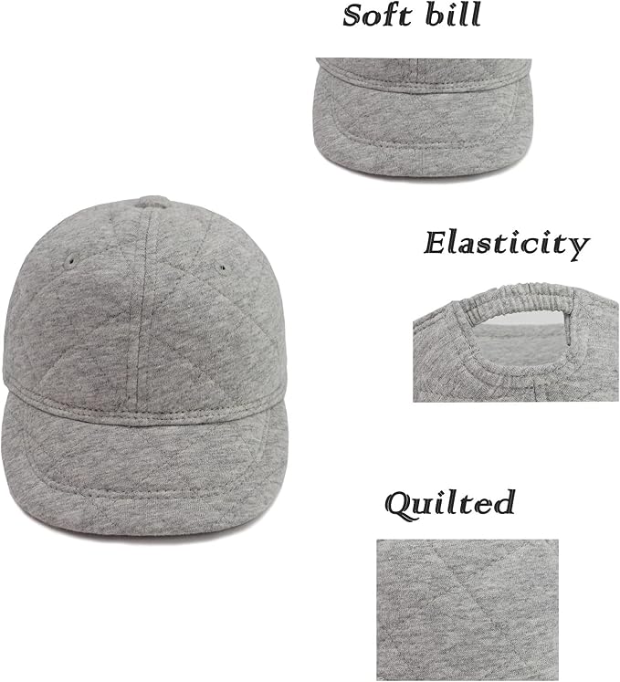 Keepersheep Baby Baseball Cap Infant Sun Hat, Cotton Knit - Image 3