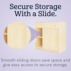 Foundations SafeGlide Daycare Changing Table, Durable Wood Construction - Image 4