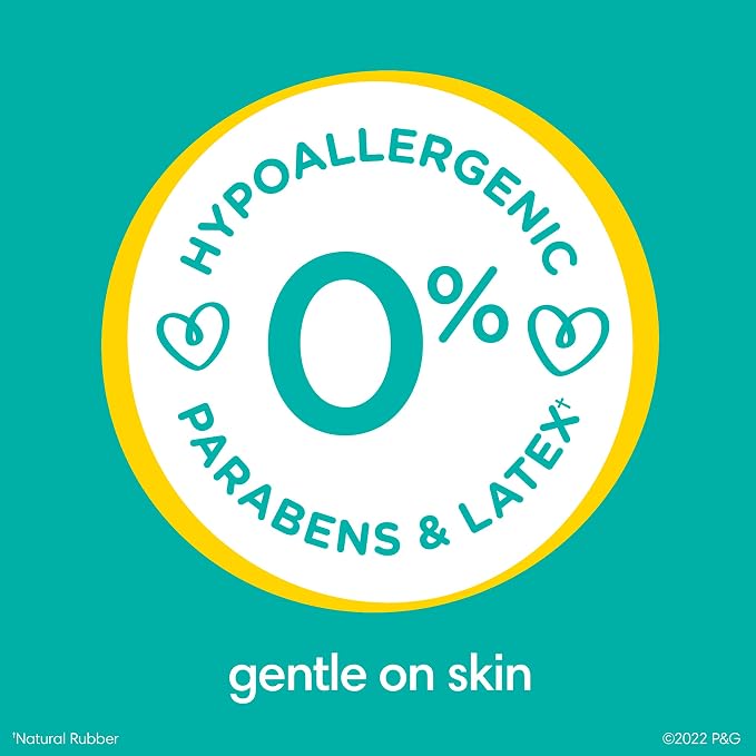 Pampers Baby Wipes Sensitive, Water Based Baby Wipes, Hypoallergenic and - Image 8