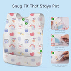 KIIS Disposable Baby Bibs for Travel - Image 4