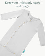 PurComfy Supersoft Baby Sleeper Gowns, Premium Bamboo Viscose Infant Nightgown - Image 5