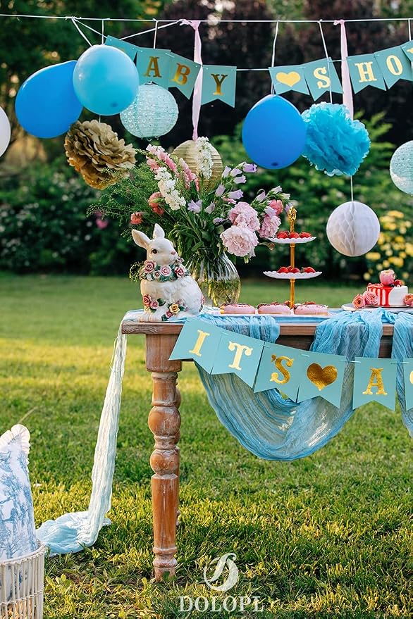 DOLOPL Baby Blue Baby Shower Decorations - Image 5