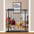 29-34 Inch Baby & Dog Gate, Pressure Mounted Auto Close, Walk Through Safety by Ghthes+Felle