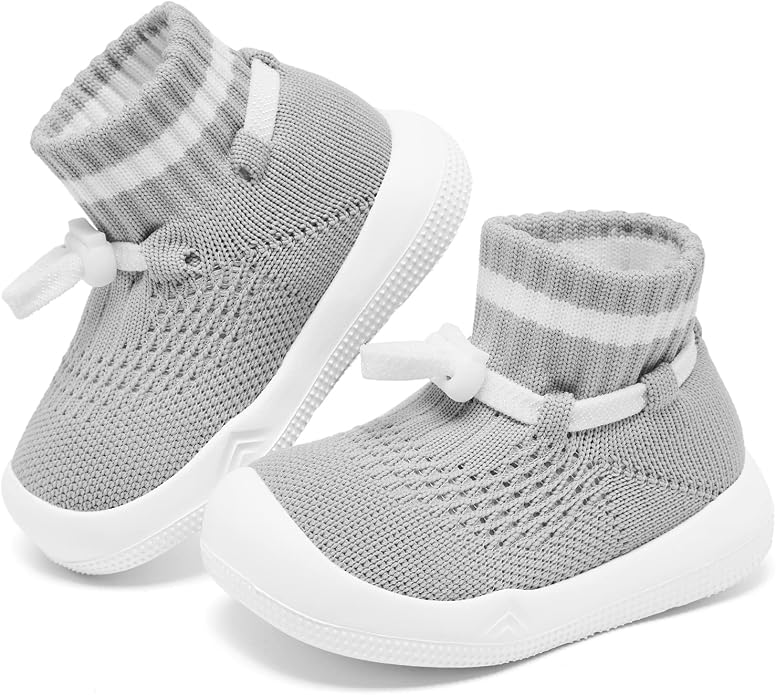 Baby Non Slip Socks Shoes Boys Girls Soft Slip On Sneakers Protection Toe - Image 5