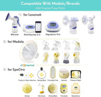2 Count of 23mm Breast Pump Flanges Compatible - Image 6