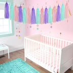 Pink-Purple Mint Mermaid Ocean-Themed Party-Decorations - Image 4