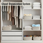 8 Pack Small Storage Baskets for Organizing, Woven Rope Bins for Bathroom - Image 5