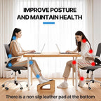 Ergonomic Foot Rest, 4 Adjustable Height Foot Stool, Footrest Under Desk， Soft - Image 6
