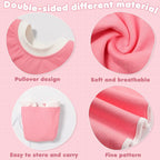 Newwiee 5 Pcs Large Towel Bib Toddler - Image 3