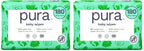 Pura Baby Wipes 3 x 60 per pack 100% Plastic-Free & Plant Based Wipes, 99% Water by MyPura