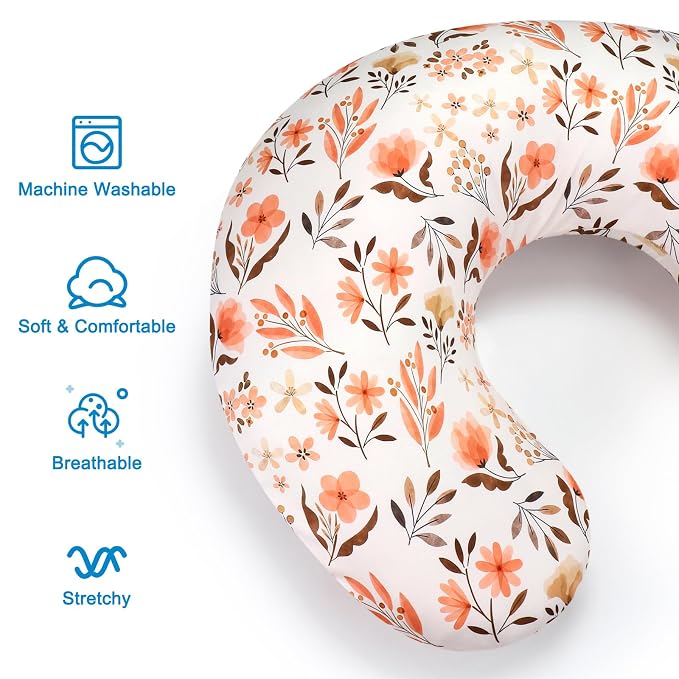 Accmor 2 Pack Nursing Pillow Covers, Stretchy Nursing Cover - Image 3