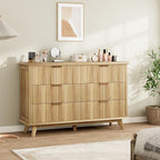 QUW Fluted Dresser for Bedroom - Image 2