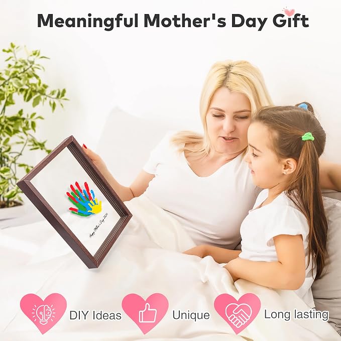 Family Handprint Kit, Hand Prints Keepsake Frame, DIY Craft Gift - Image 3