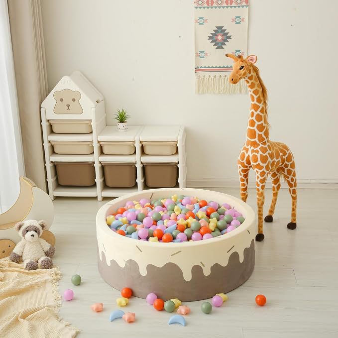 GOGOSO Ball Pit Balls Stars Moon Shapes Plastic Pitballs - Image 7