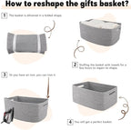 OIAHOMY Storage Basket for Shelves, Closet Cube Storage Bins Baskets for - Image 7