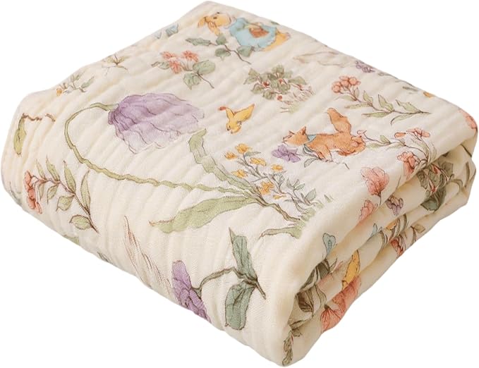 Ultra-Soft Muslin Baby Blanket by HardNok