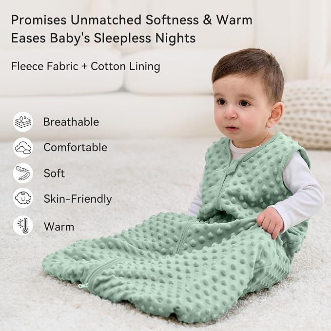 Fleece Baby Sleep Sack 6-12 Months - Image 2