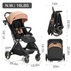 Gravity Folding Baby Stroller - Image 7