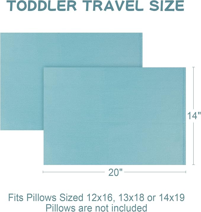 Cotton Toddler Pillowcase 14x20 Envelope: Long-Staple Cotton, Ultra Soft - Image 6