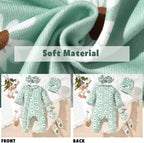 Aalizzwell Baby Girls Romper Outfit Fall Winter Clothes - Image 3