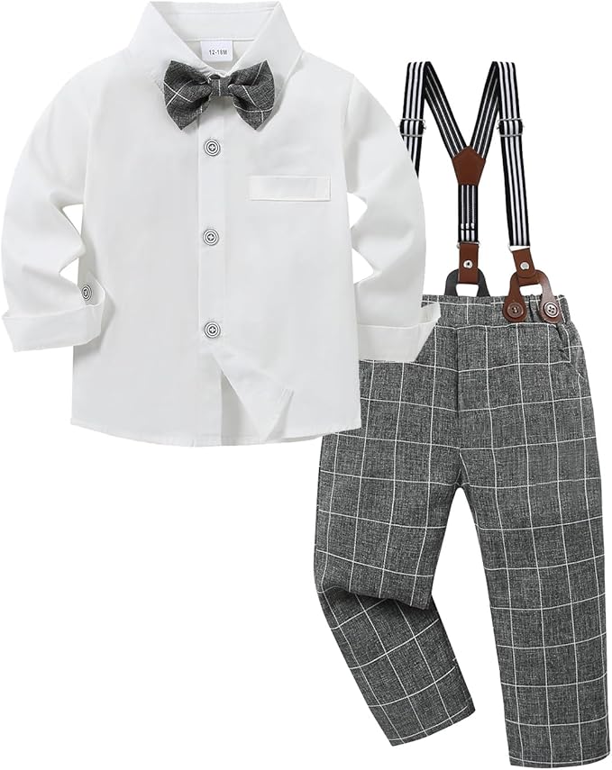 ARTMINE Toddler Boy Clothes Suit Gentleman Wedding Outfits, Formal Dress by Artmine