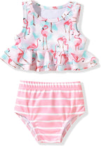 Aalizzwell Toddler Baby Girl Bathing Suit Two Piece Swimsuit Bikini Beach Wear by Aalizzwell