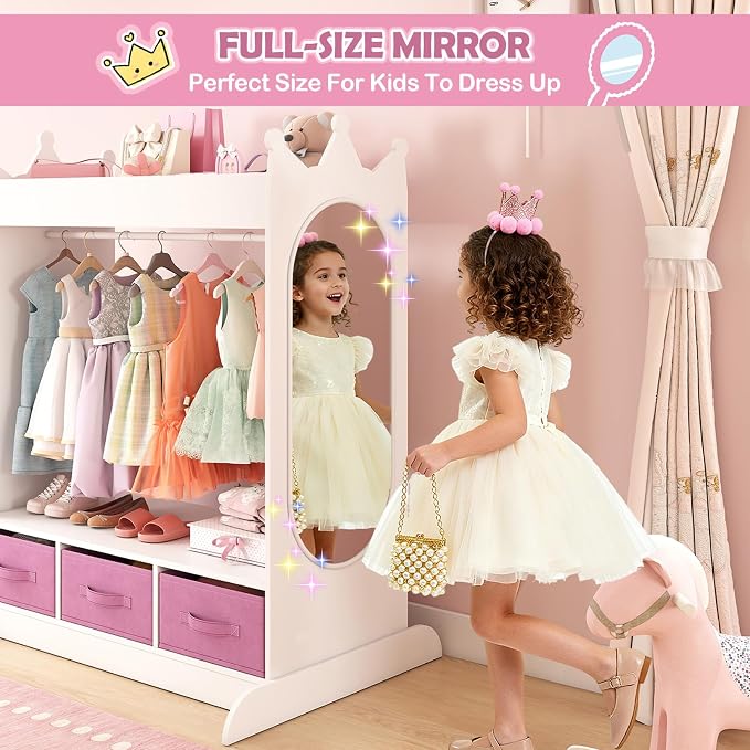 JOYLDIAS Kids Dress Up Storage - Image 3