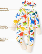 PATPAT Baby Girl Boy Clothes Newborn Infant Footie – Soft Viscose from Bamboo– - Image 5